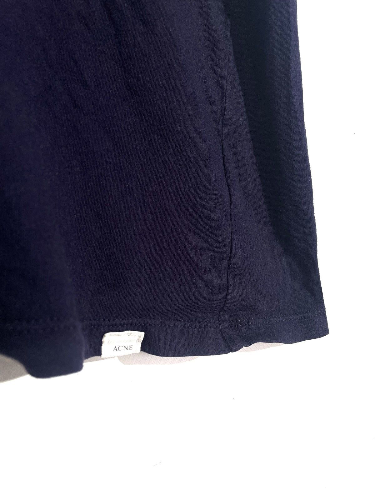 Acne Studios × Designer Acne Basic Pop Tees Less Men Size S Dark Blue Color Cotton Size US S / EU 44-46 / 1 - 3 Thumbnail