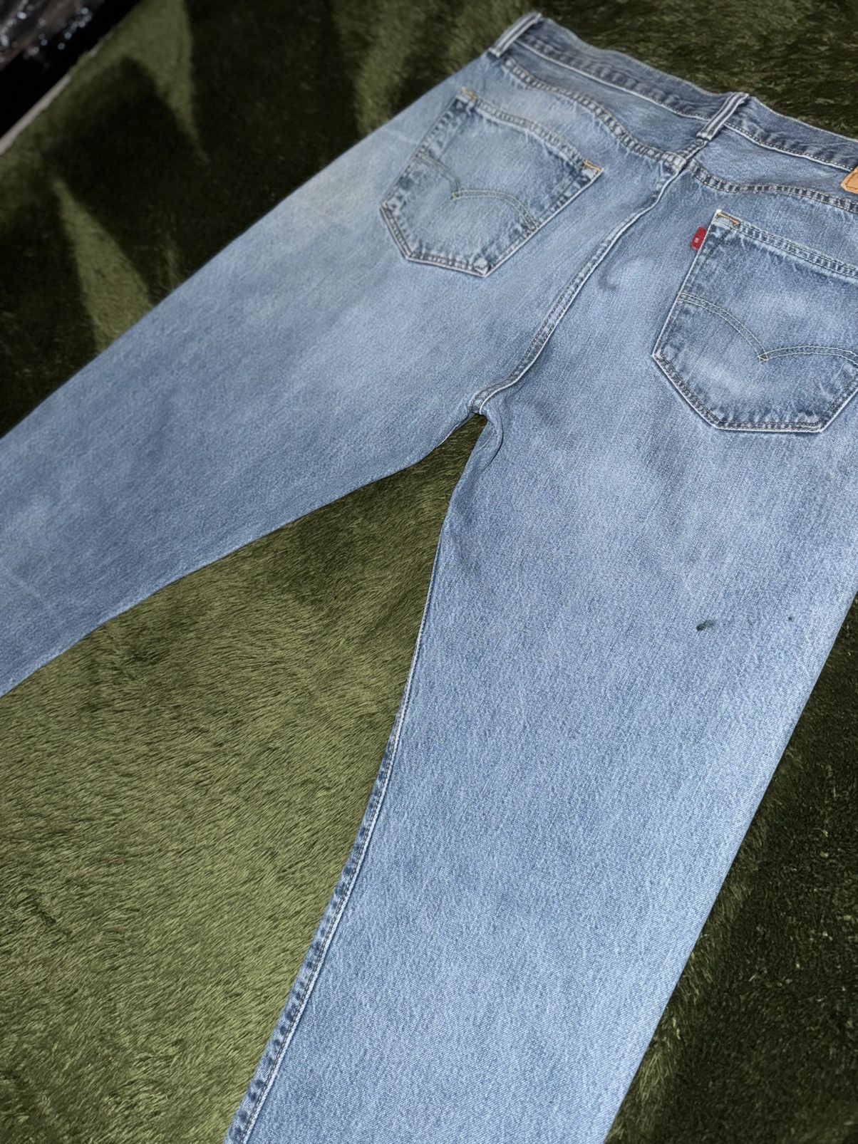 Levi's [W36/L32] Levi’s 501 Blank Tab Vintage Washed Denim Pants Size US 36 / EU 52 - 10 Thumbnail