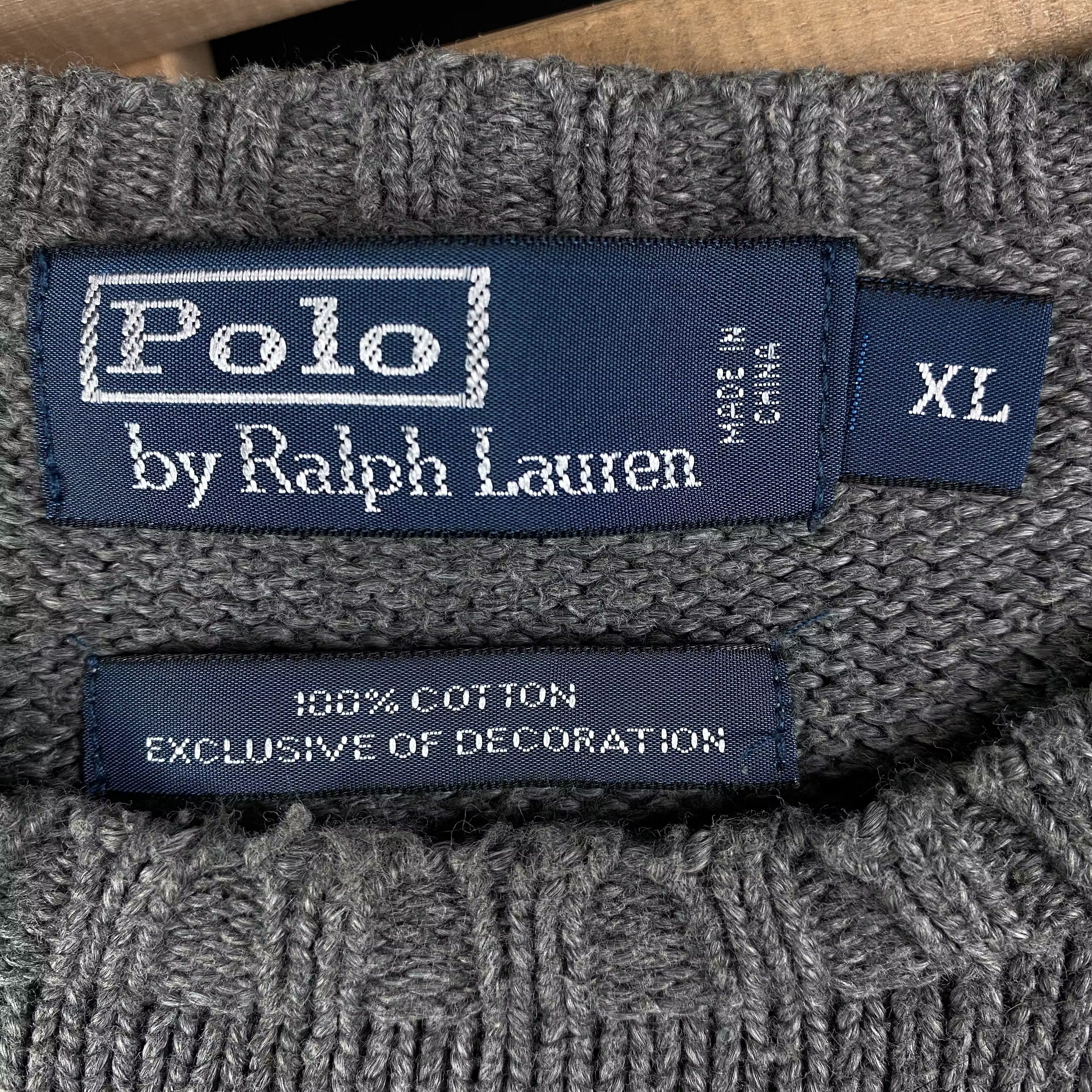 Polo Ralph Lauren × Ralph Lauren × Vintage Mens Sweater Pullover Polo Ralph Lauren Vintage Size XL Size US XL / EU 56 / 4 - 4 Thumbnail
