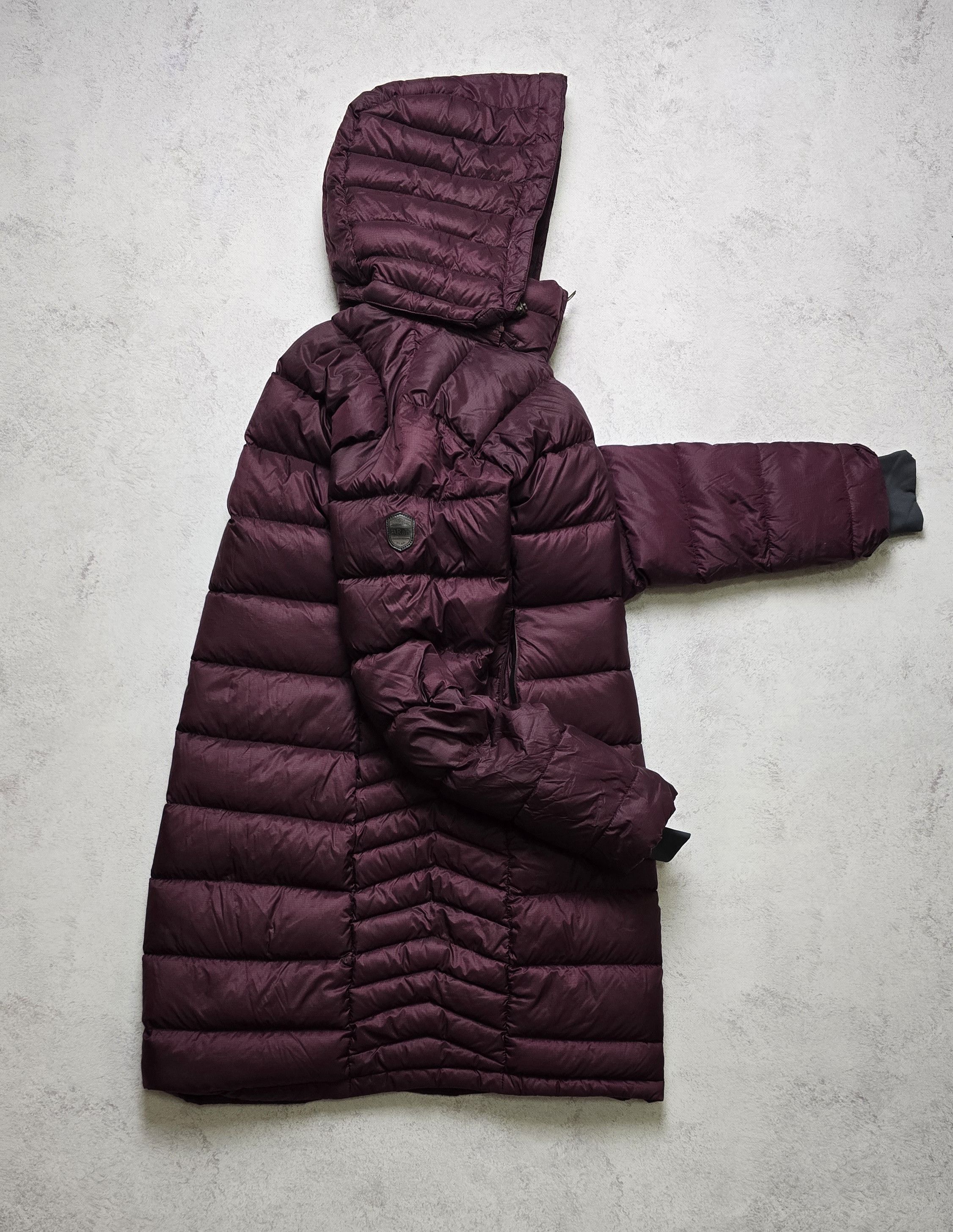 Rab Rab Deep Cover Down Parka Hooded Burgundy Winter Jacket Size M / US 6-8 / IT 42-44 - 2 Thumbnail