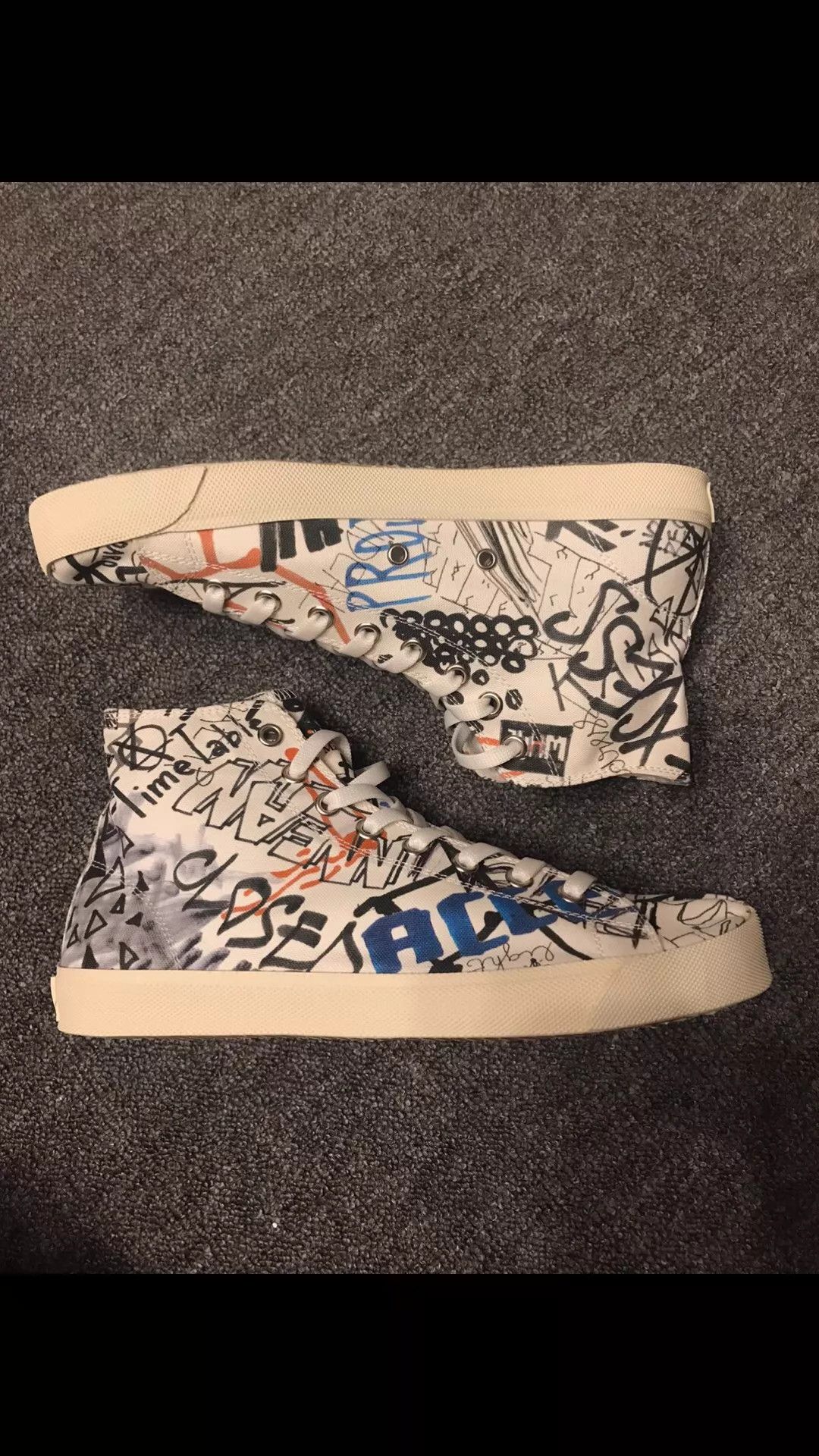 Maison Margiela Maison Margiela Graffiti High-Top Split-Toe 43 EU New Size US 10 / EU 43 - 5 Thumbnail