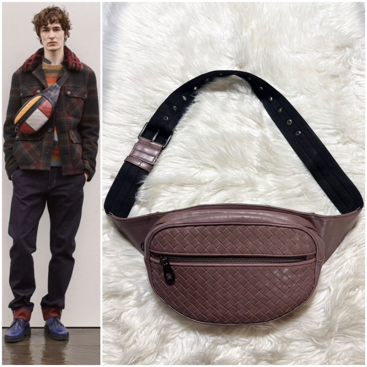 Bottega Veneta Authentic Bottega Veneta Intrecciato Leather Sling Bag Size ONE SIZE - 1 Thumbnail