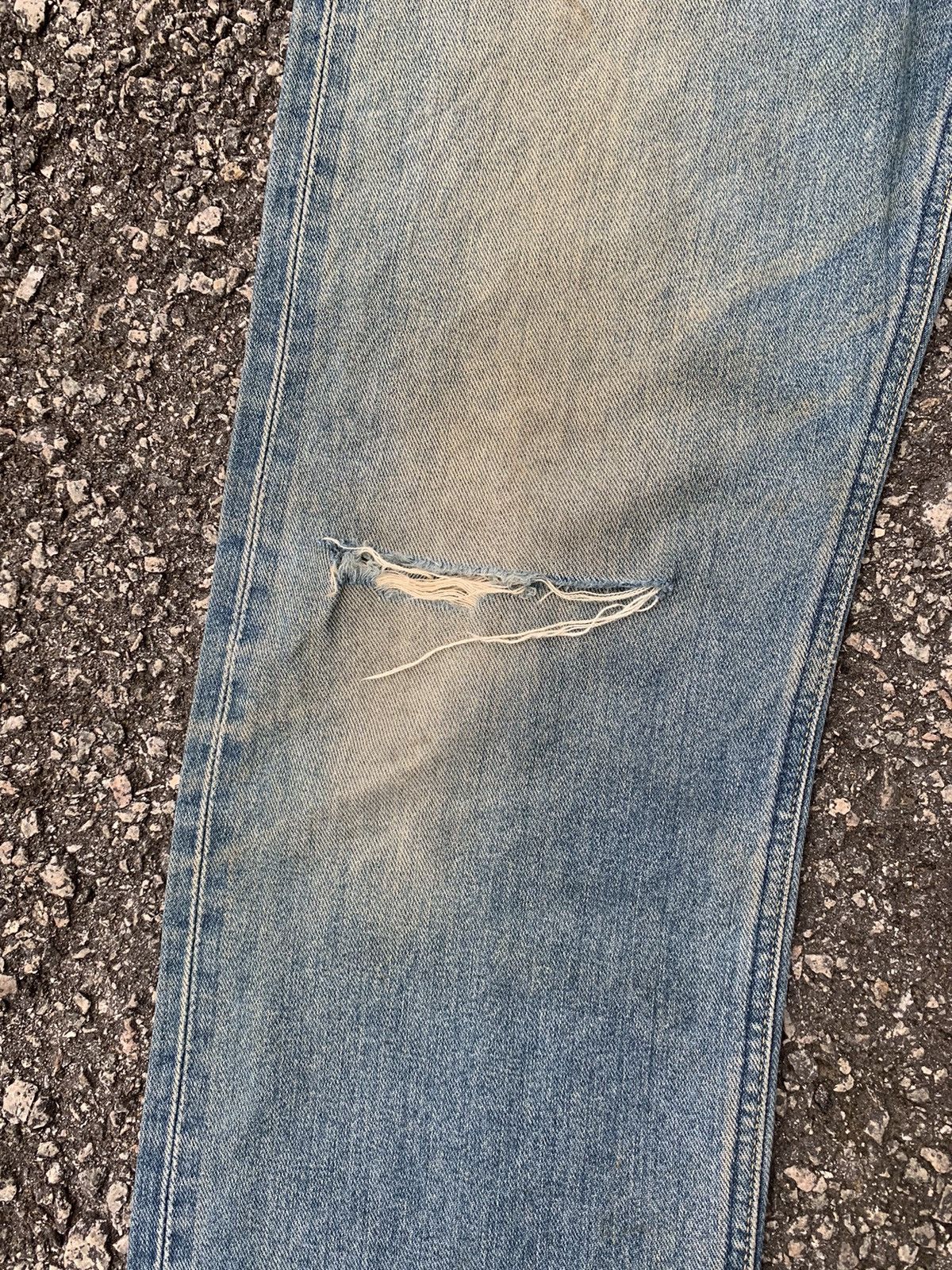 Jean × Lee × Vintage Vintage Lee Raiders Selvedge Distressed Denim Size US 29 - 11 Thumbnail