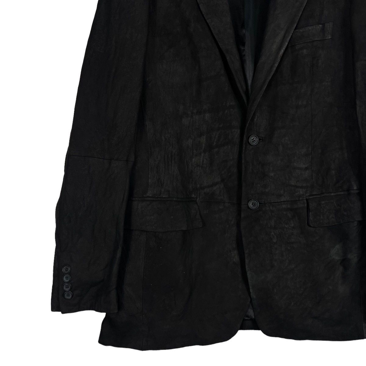 Issey Miyake 🔥VTG ISSEY MIYAKE SHEEPSKIN LEATHER JACKET DOUBLE BREAST Size US M / EU 48-50 / 2 - 9 Thumbnail