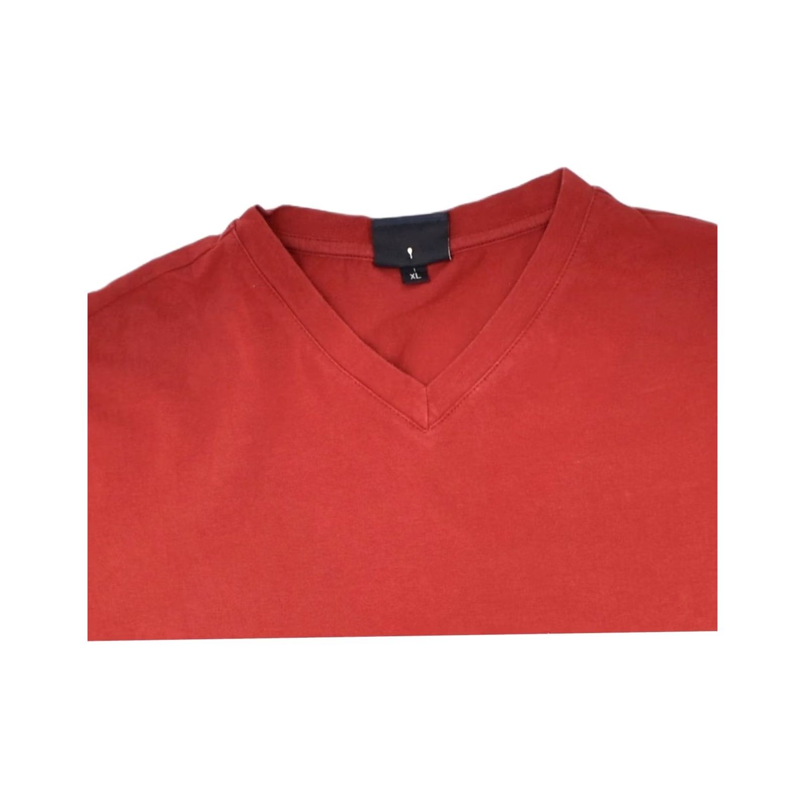 Trussardi VINTAGE TRUSSARDI JEANS Womens T-Shirt Top XL UK 18 Red Cotton WM17 Size XL / US 12-14 / IT 48-50 - 3 Thumbnail