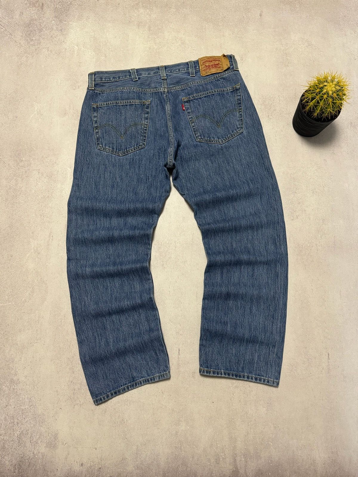 Levi's × Levi's Vintage Clothing Vintage Levis 501 Jeans Denim Pants Baggy 38x29 Y2K 90s Size US 36 / EU 52 - 5 Thumbnail