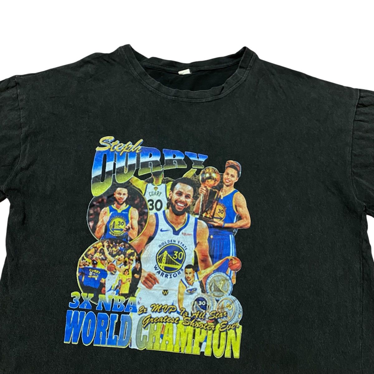 NBA Stephen Curry NBA 3x World Champion Graphic Tee Size US L / EU 52-54 / 3 - 2 Thumbnail