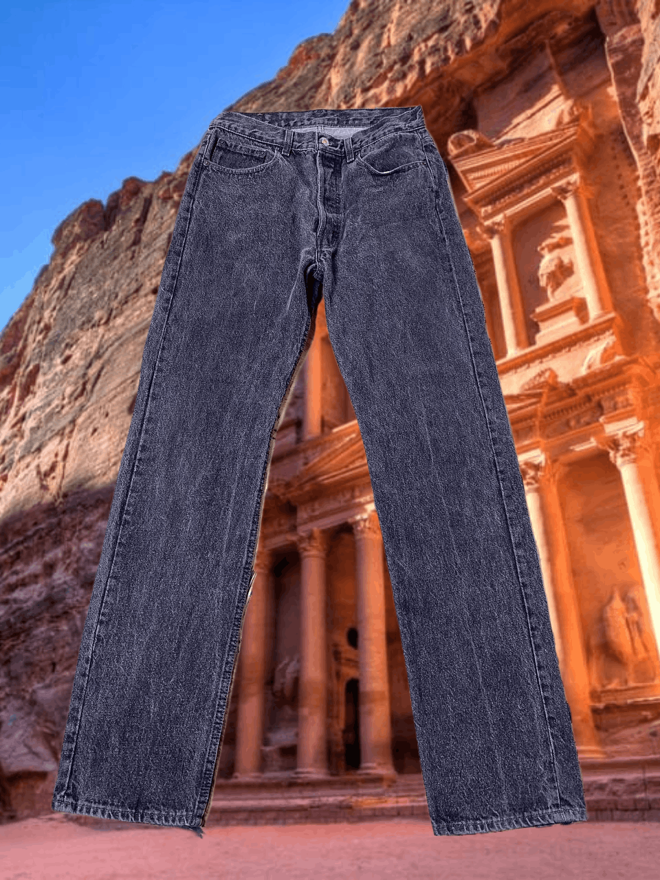 Levi's Vintage Levi's jeans crazy Y2K streetwear Size US 34 / EU 50 - 1 Thumbnail