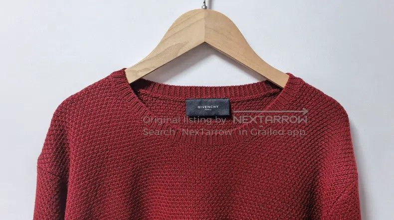 Givenchy Givenchy Red Hooded Sweatshirt Size US L / EU 52-54 / 3 - 4 Thumbnail
