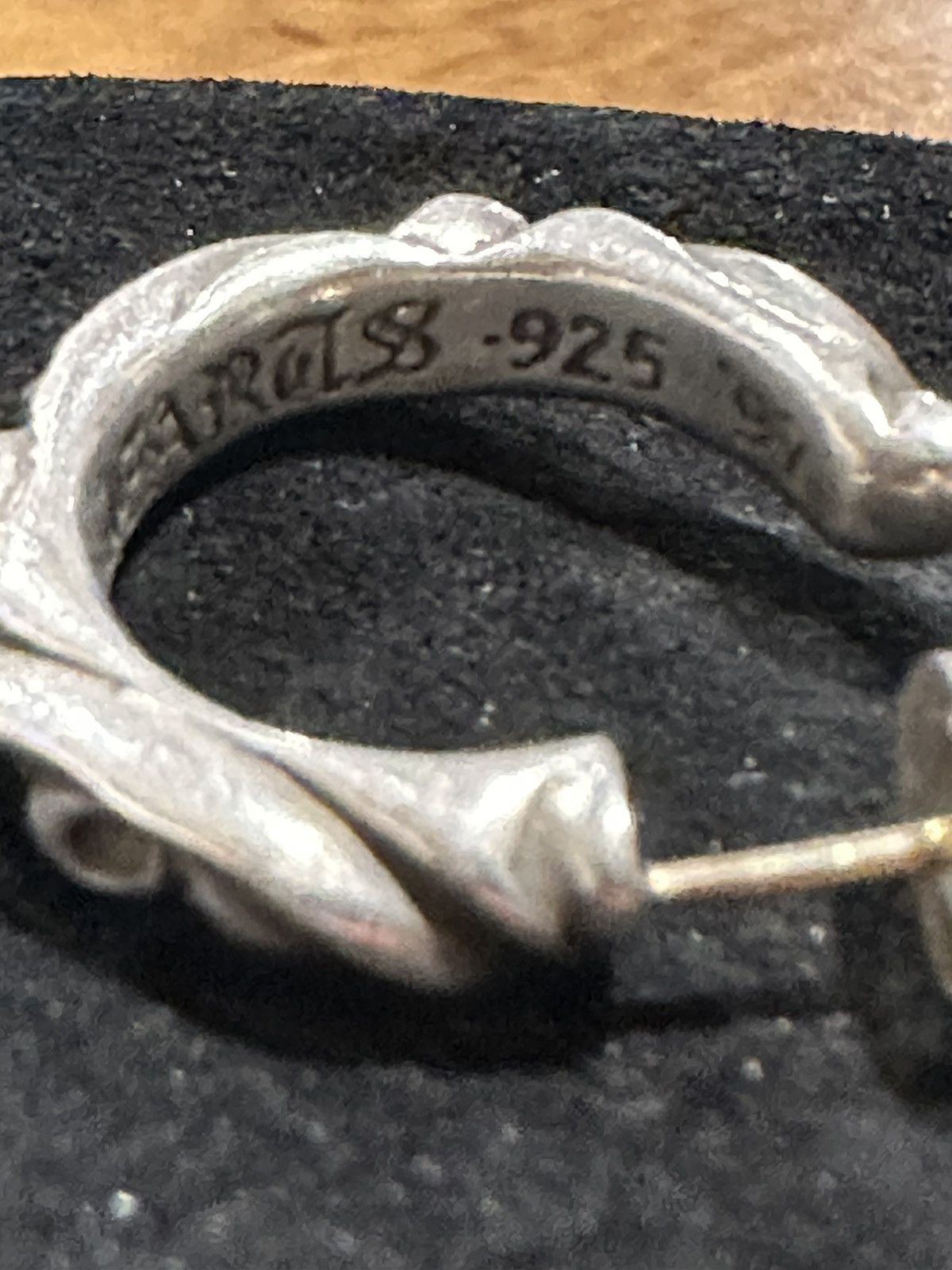 Chrome Hearts Chrome Hearts Scroll Hoop Earring Size ONE SIZE - 3 Thumbnail