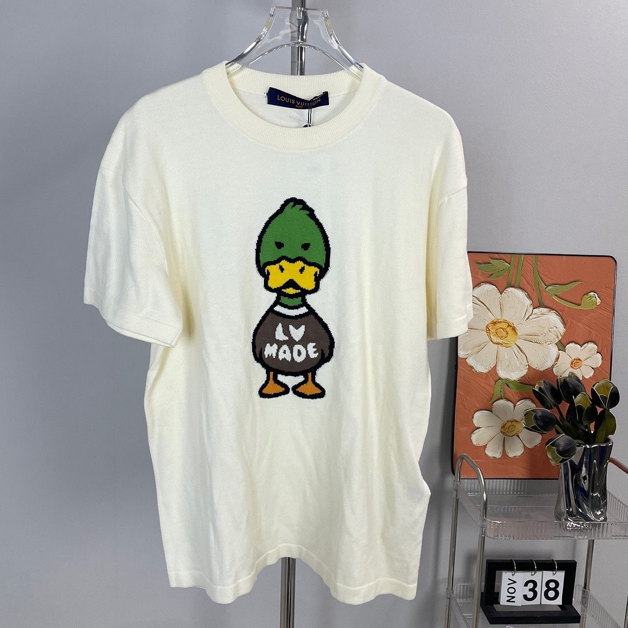 Louis Vuitton Louis Vuitton x Nigo Duck Logo T-Shirt XS Size US XS / EU 42 / 0 - 1 Thumbnail