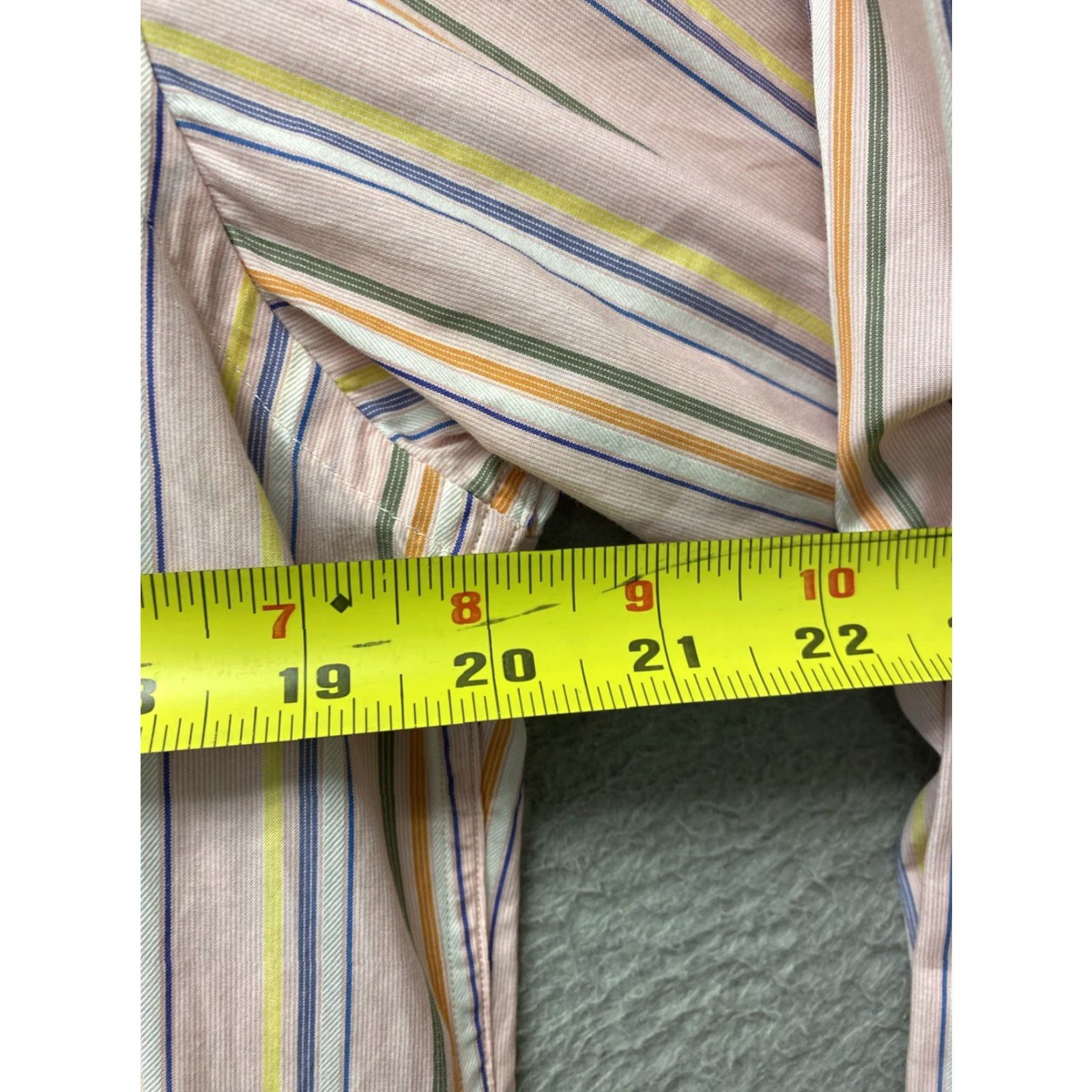 Ermenegildo Zegna VINTAGE Ermenegildo Zegna Men's Shirt size Small Pink Stripes Italy Long Sleeve Casual Formal 100% Cotton Size US S / EU 44-46 / 1 - 5 Thumbnail