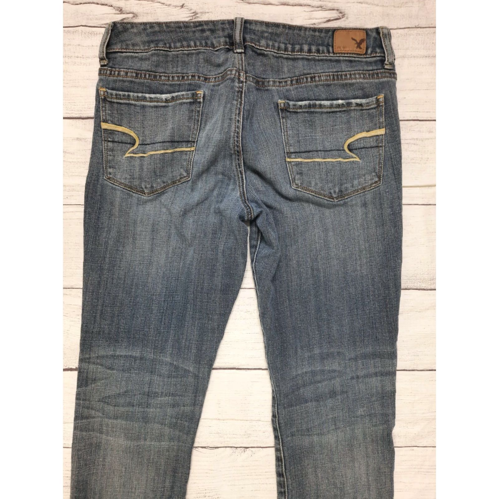 American Eagle Outfitters VINTAGE American Eagle Outfitters AE Skinny Stretch Denim Jeans Jegging Women's 6 28x28 Blue XS? Size 28" / US 6 / IT 42 - 7 Thumbnail