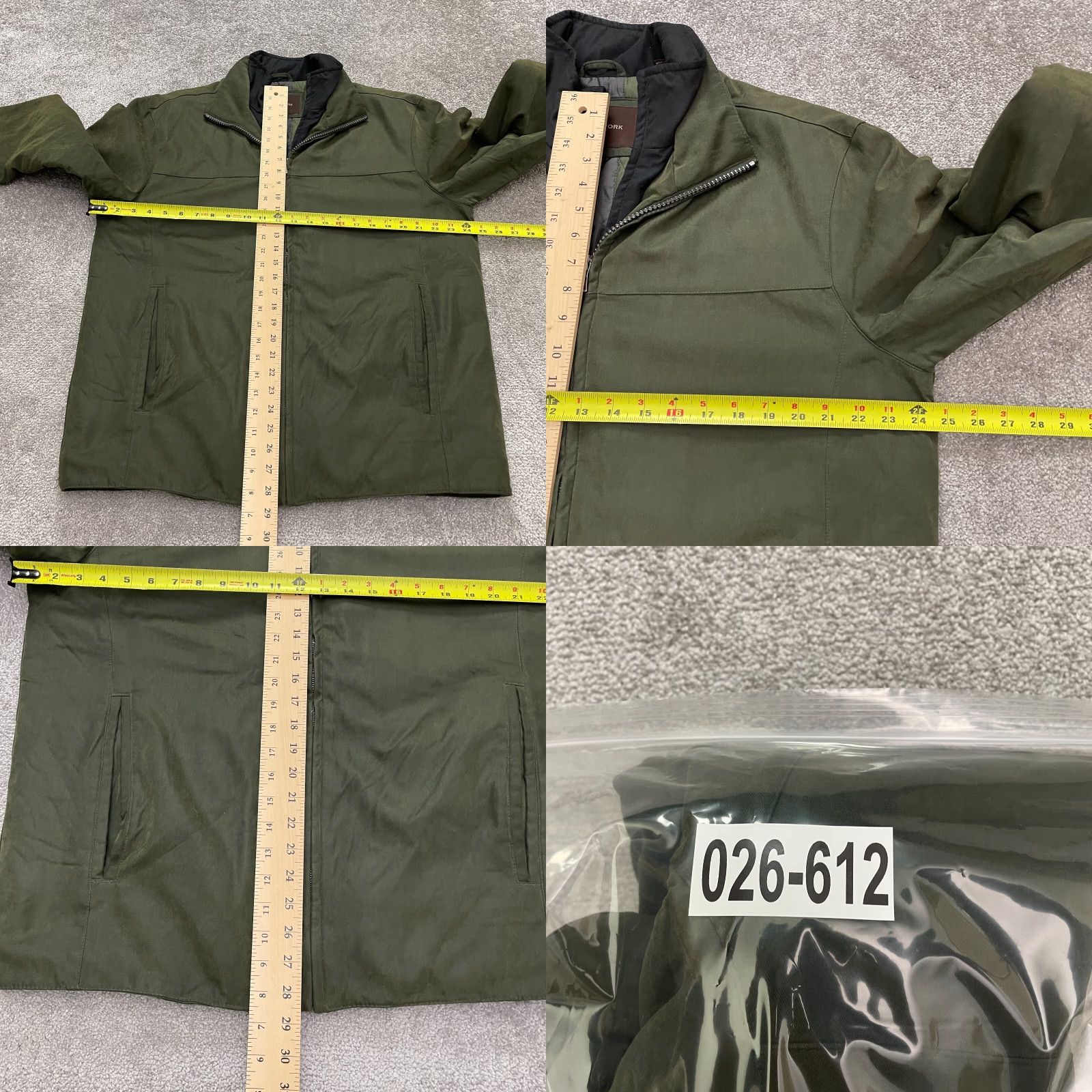 Vintage Mark New York Jacket Medium Mens Army Green Quilted Lining Full Zip Outdoor Hike Size US M / EU 48-50 / 2 - 9 Thumbnail