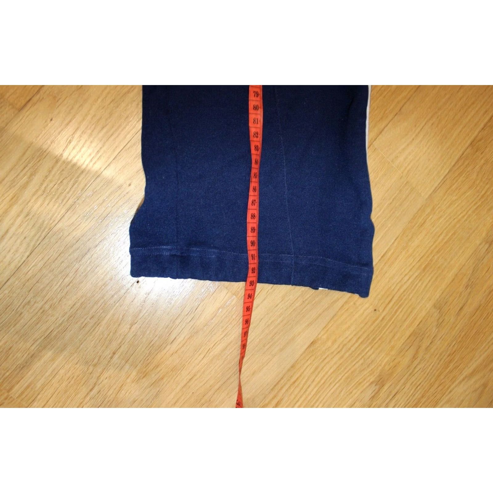 Adidas VINTAGE Adidas Track Pants Blue with White Stripes (Size 50) Unisex Adults Regular 50cm Waist 92.5cm Length Size US 34 / EU 50 - 7 Thumbnail