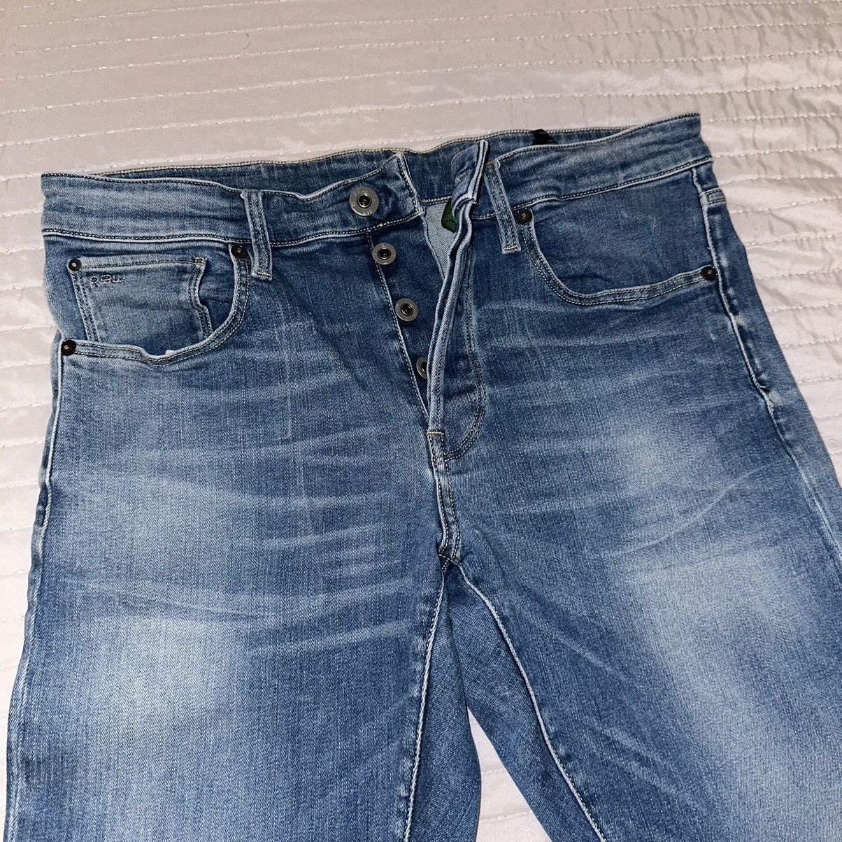 G-Star G Star Raw Denim Jeans 3301 Blue Size 33/32 (100% Authentic) Size US 33 - 4 Thumbnail