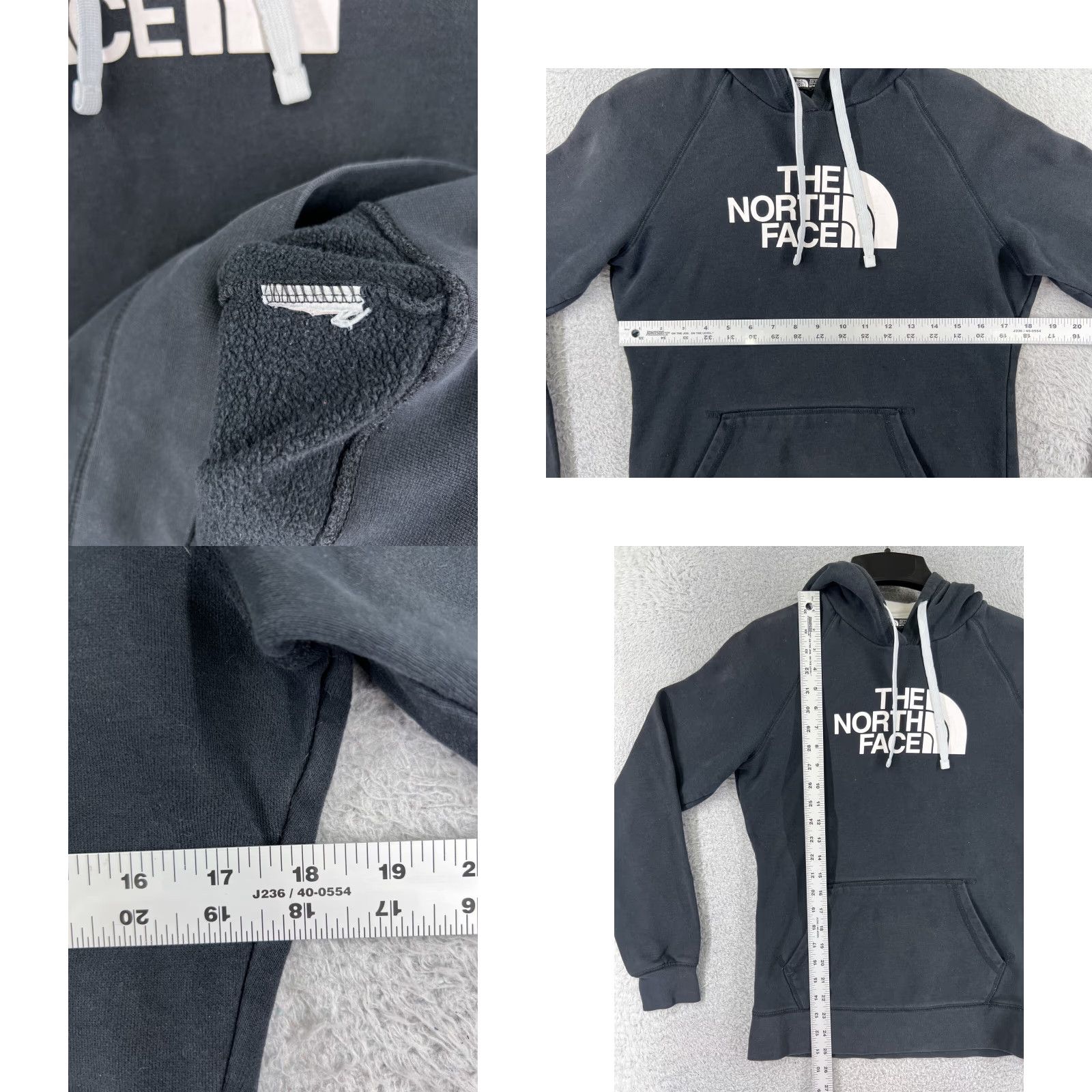 The North Face The North Face Womens Medium Black Hoodie Jersey Cotton Casual Warm Jacket Size M / US 6-8 / IT 42-44 - 8 Thumbnail
