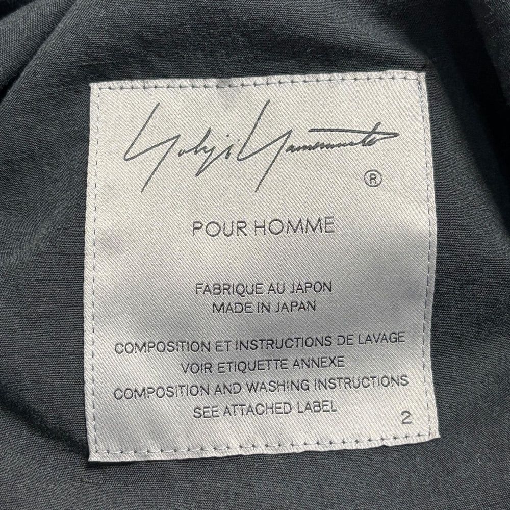 Yohji Yamamoto Yohji Yamamoto pour homme/22SS Right Front Box Pocket Jacket Size US M / EU 48-50 / 2 - 7 Thumbnail
