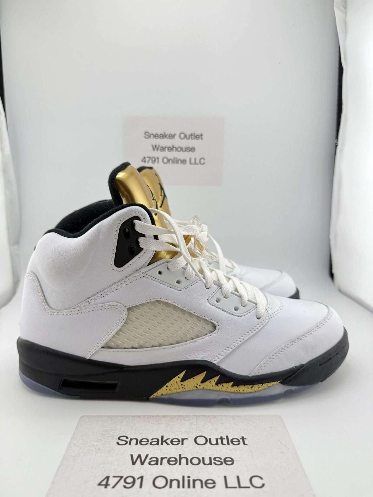 Jordan Brand Jordan 5 Olympic Gold US 10 New with Box Size US 10 / EU 43 - 3 Thumbnail