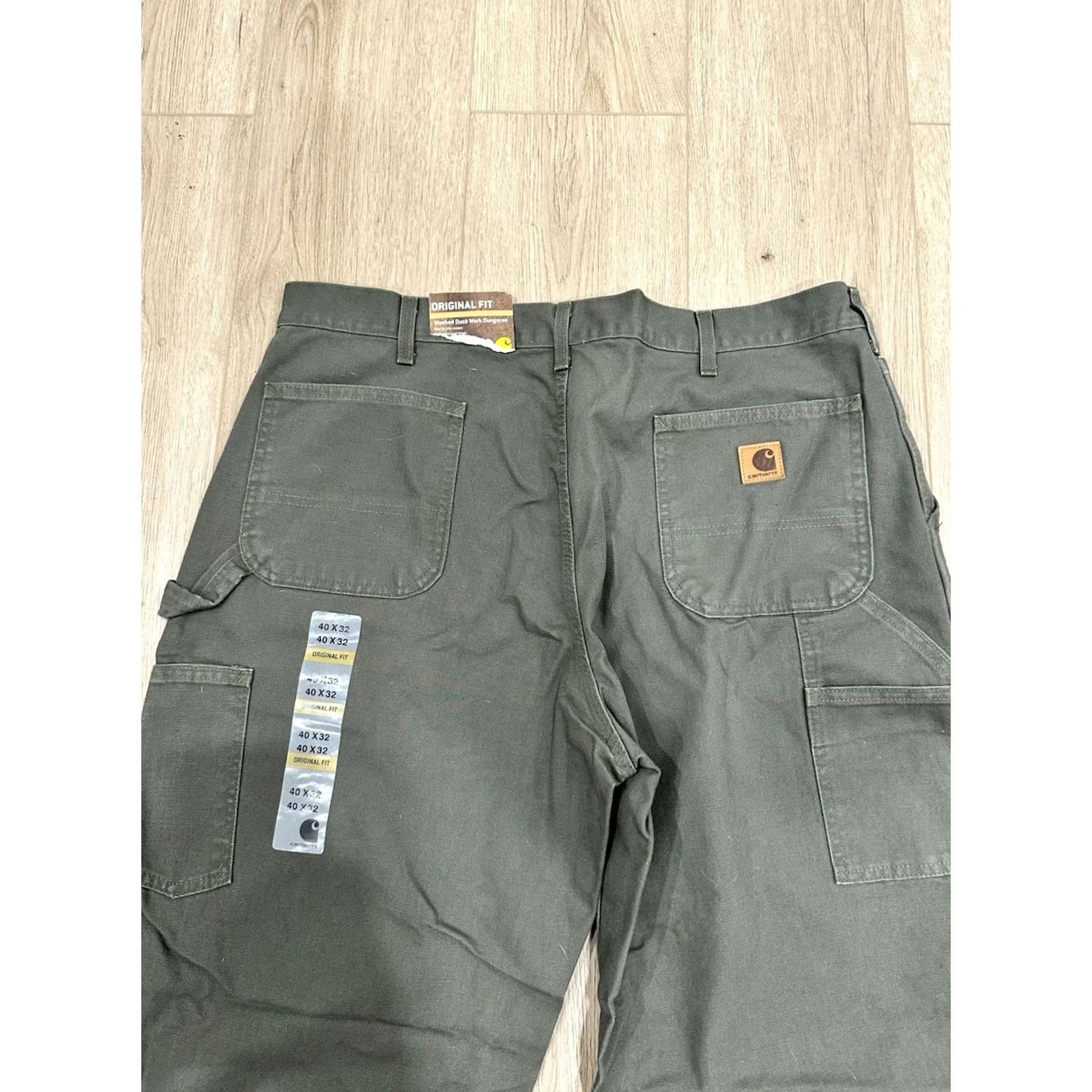 Carhartt Carhartt Men Pants 40x31 Washed Duck Work Dungaree Carpenter Canvas B11 MOS NWT Size US 40 / EU 56 - 4 Thumbnail