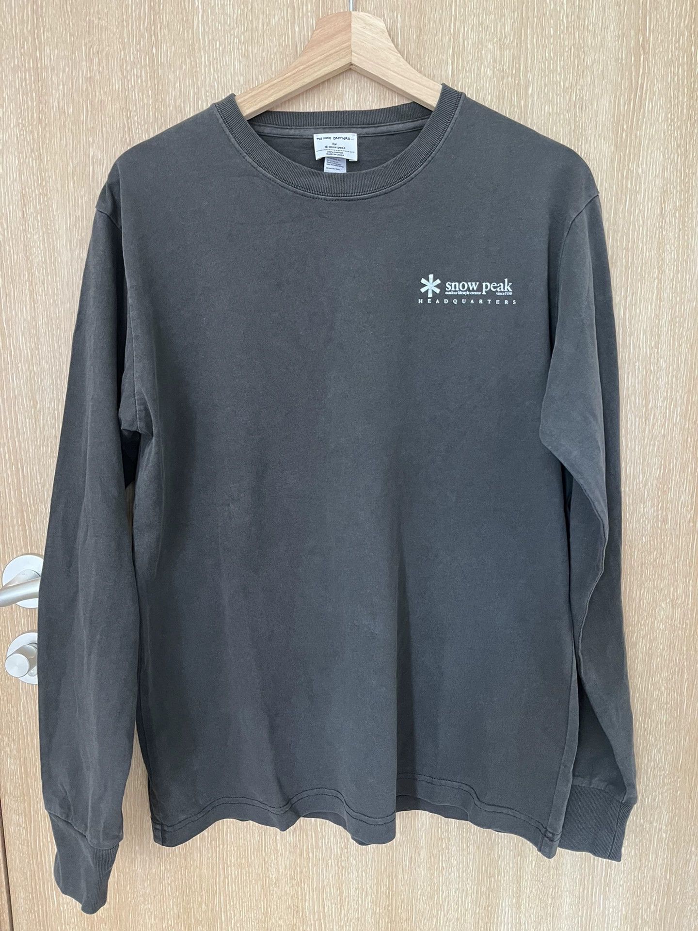 Snow Peak Snow Peak Outdoor Washed Vintage Long-Sleeve T-Shirt Size US M / EU 48-50 / 2 - 1 Thumbnail