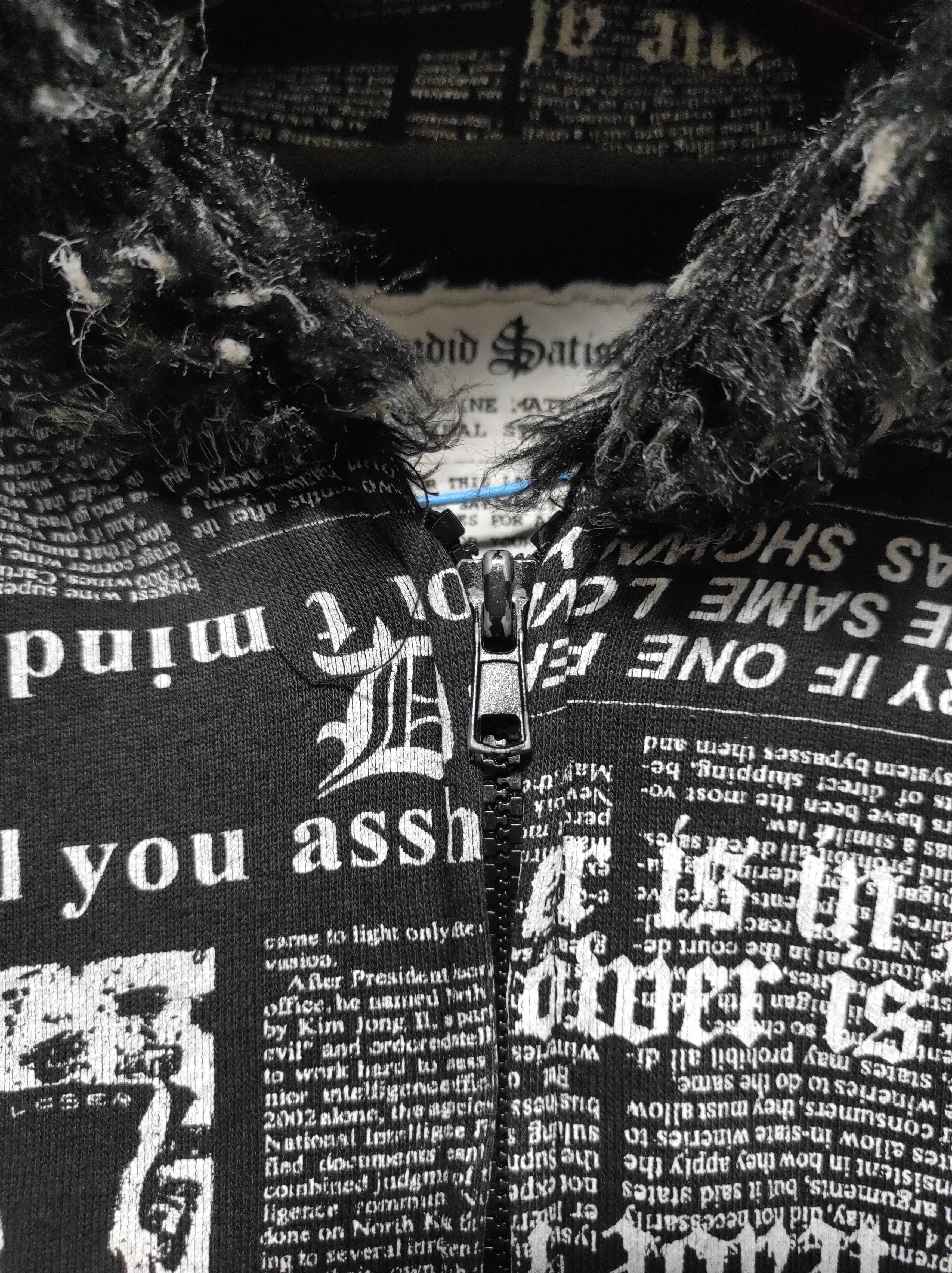 Japanese Brand Splendid Satisfaction Newspapper zip fur hoodie LGB style Size US L / EU 52-54 / 3 - 12 Thumbnail