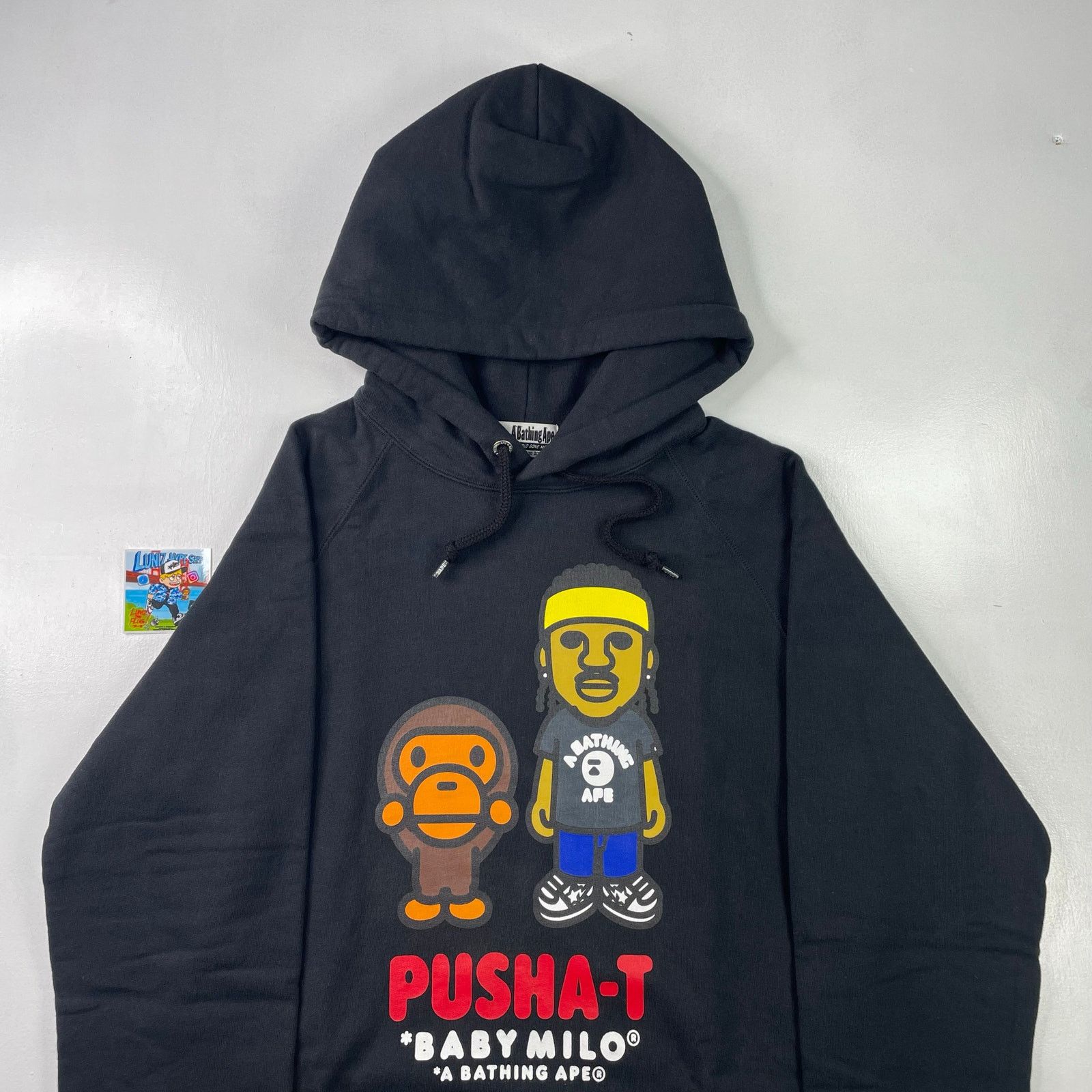 Bape BAPE x Pusha T Baby Milo Pullover Hoodie Size US L / EU 52-54 / 3 - 3 Thumbnail