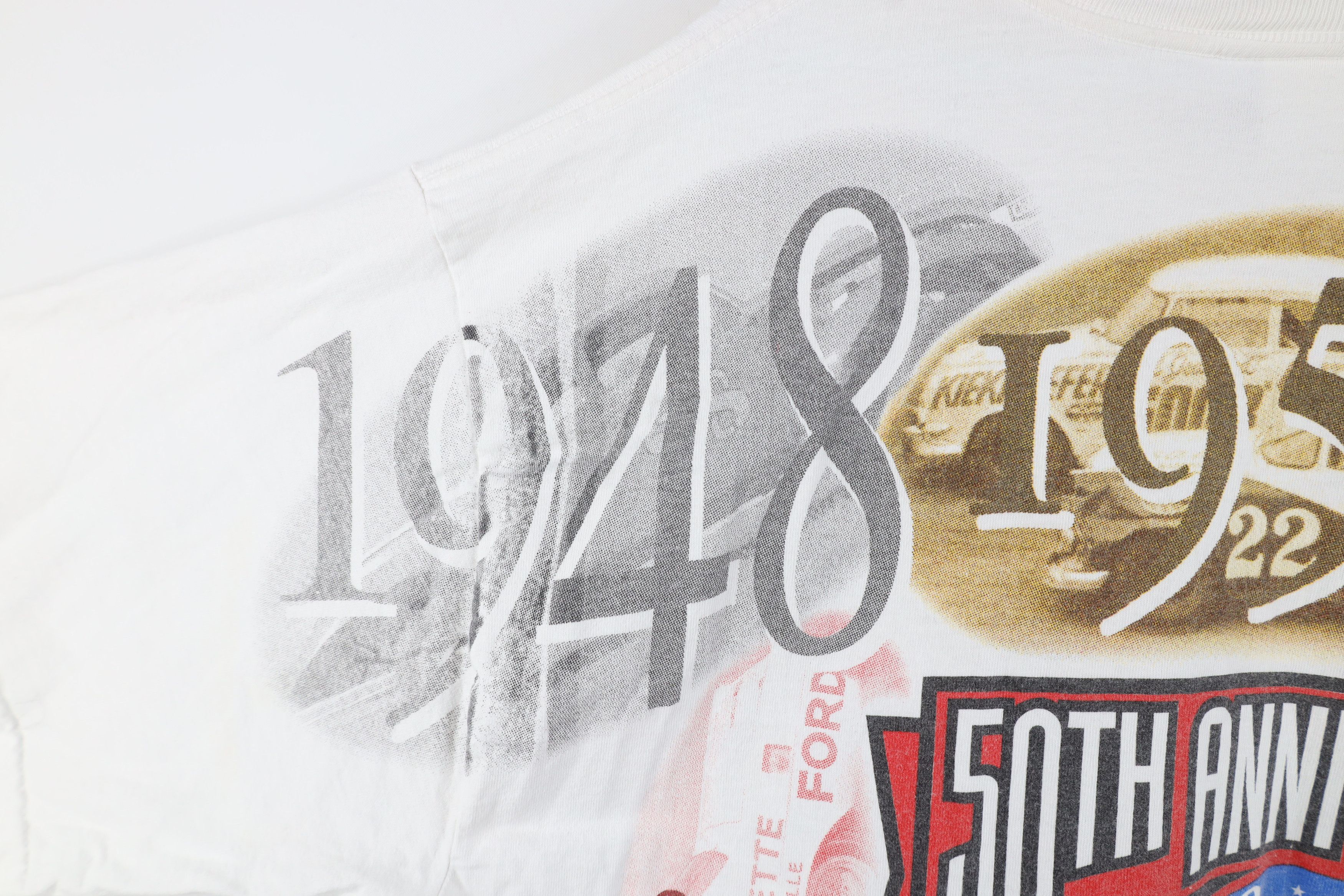 Vintage Vintage 90s NASCAR All Over Print Short Sleeve T-Shirt Size US XL / EU 56 / 4 - 10 Thumbnail