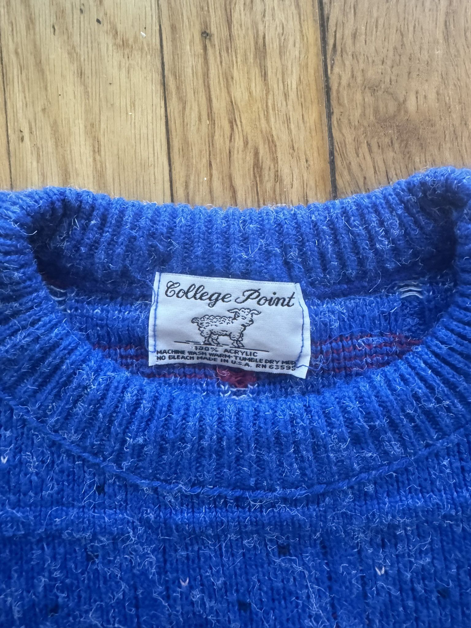Other College Point Acrylic Sweater Size US M / EU 48-50 / 2 - 3 Thumbnail