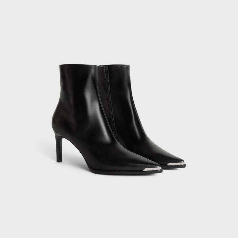 Celine o1bcso1str1225 351343314C Verneuil Ankle Boots in Black Size US 8 / IT 38 - 2 Thumbnail