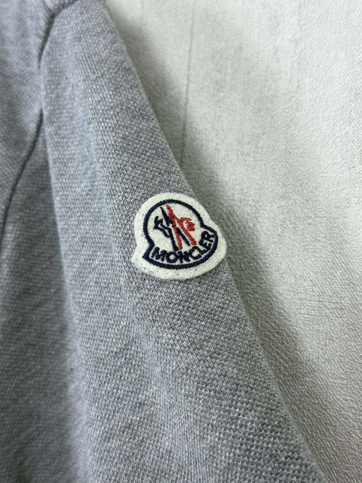 Moncler Moncler Men’s Grey Polo Shirt Size M Size US M / EU 48-50 / 2 - 7 Thumbnail