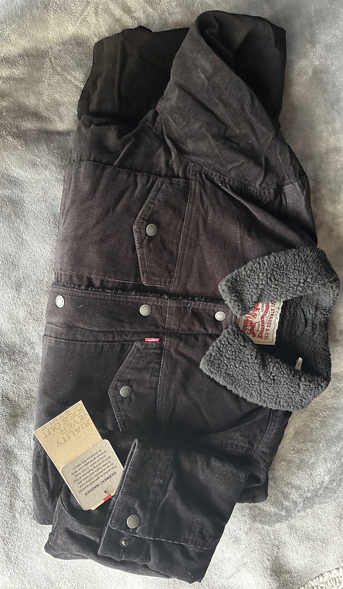 Levi's Levi's Men Regular fit Sherpa Demin Jacket Size US S / EU 44-46 / 1 - 7 Thumbnail