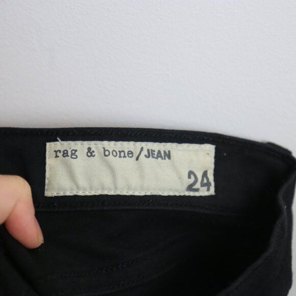 Rag & Bone Rag & Bone Flexi Nina Skinny Smooth & Sculpt Black Jeans Size 24" / US 00 / IT 34 - 4 Thumbnail
