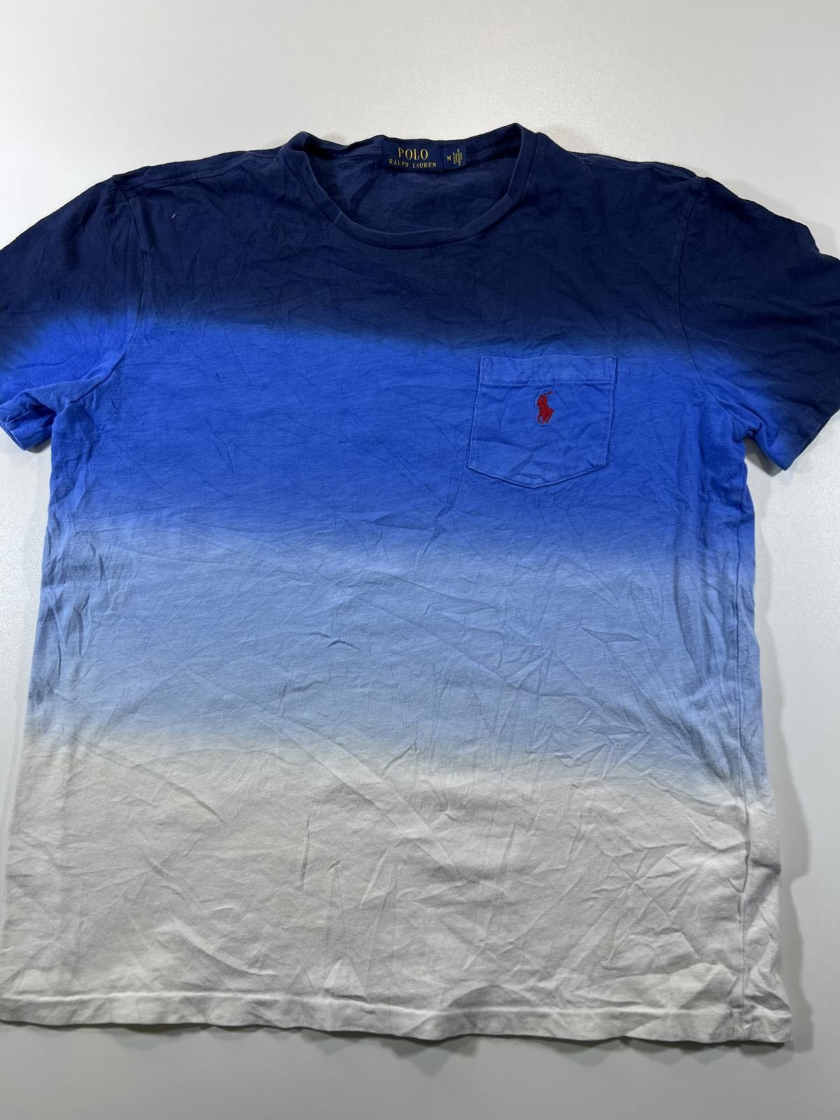 Polo Ralph Lauren Polo Ralph Lauren Gradient Blue to White T-Shirt with Pocket Size US M / EU 48-50 / 2 - 1 Thumbnail