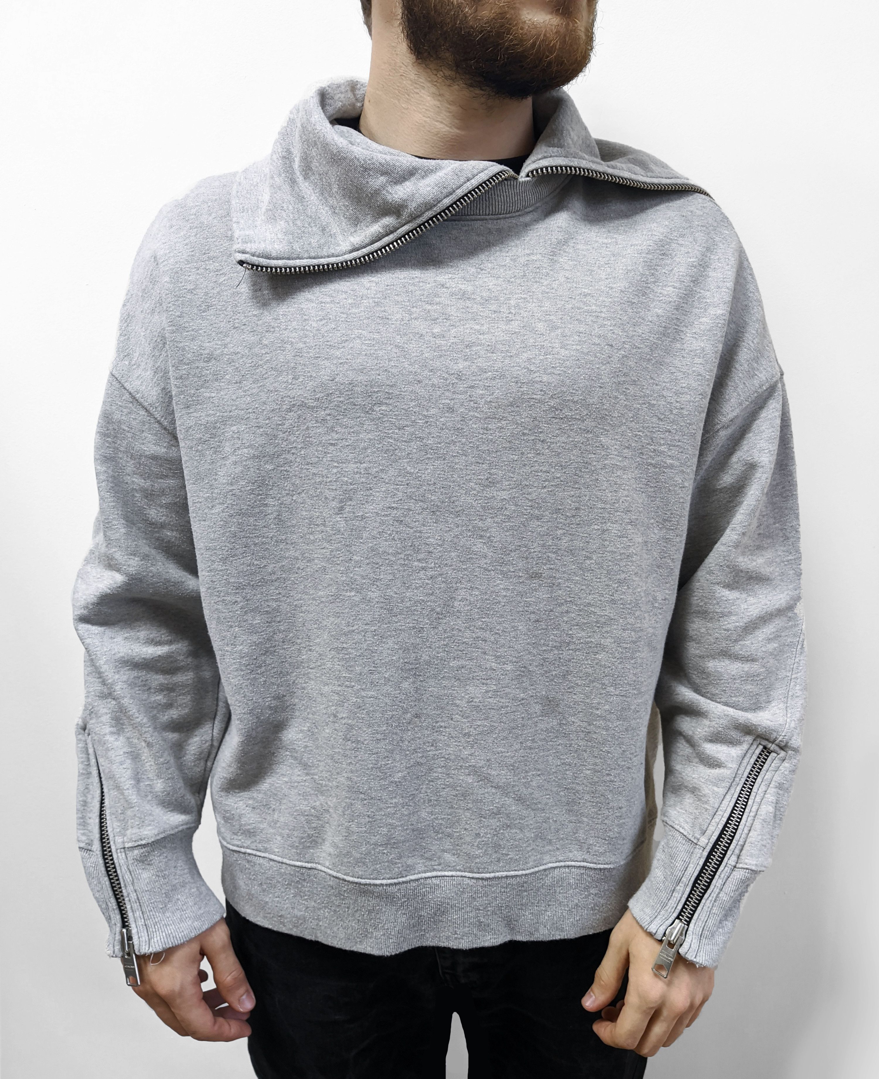 Allsaints AllSaints sweatshirt gray zip Size US M / EU 48-50 / 2 - 2 Thumbnail