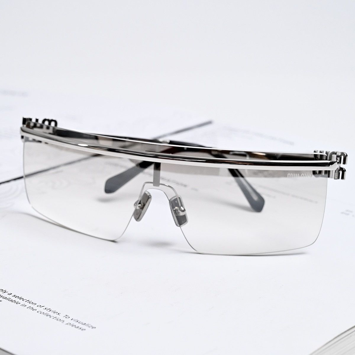 Miu Miu MIU MIU 0MU 50ZS SUNGLASSES Size ONE SIZE - 8 Thumbnail