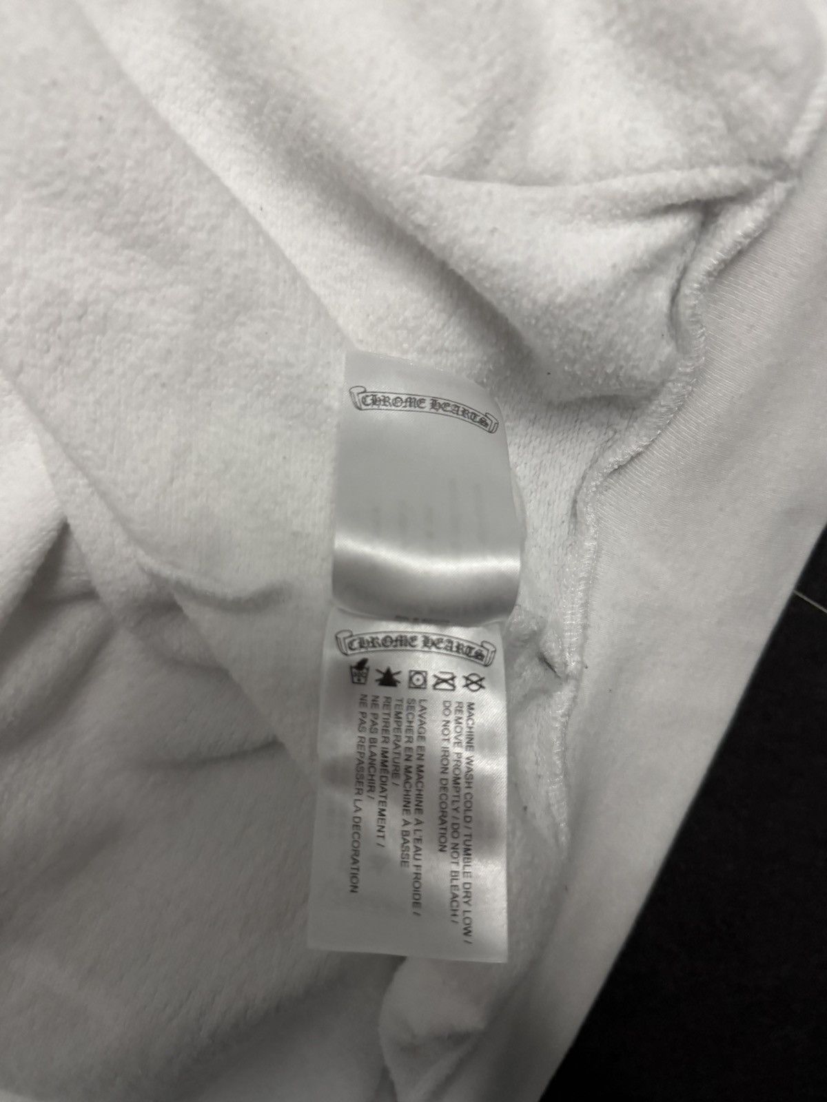 Chrome Hearts Chrome Hearts White Scroll Zip Hoodie Size US M / EU 48-50 / 2 - 9 Thumbnail