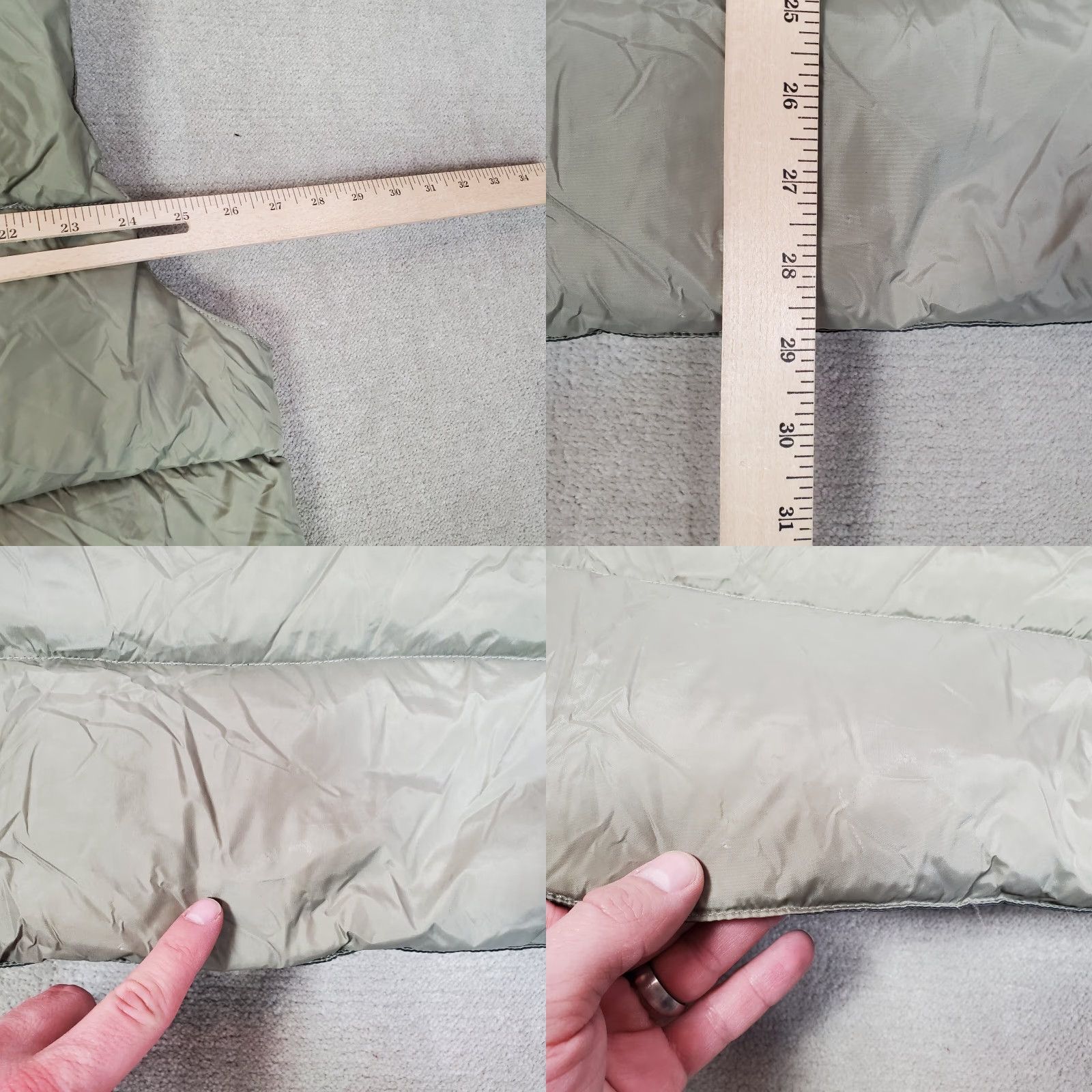 Vintage Cabela's Vest Mens XL Green Puffer Jacket Down Quilted Outdoor Logo Pockets Winter Spring Fall Casual Shirt? Size US XL / EU 56 / 4 - 8 Thumbnail