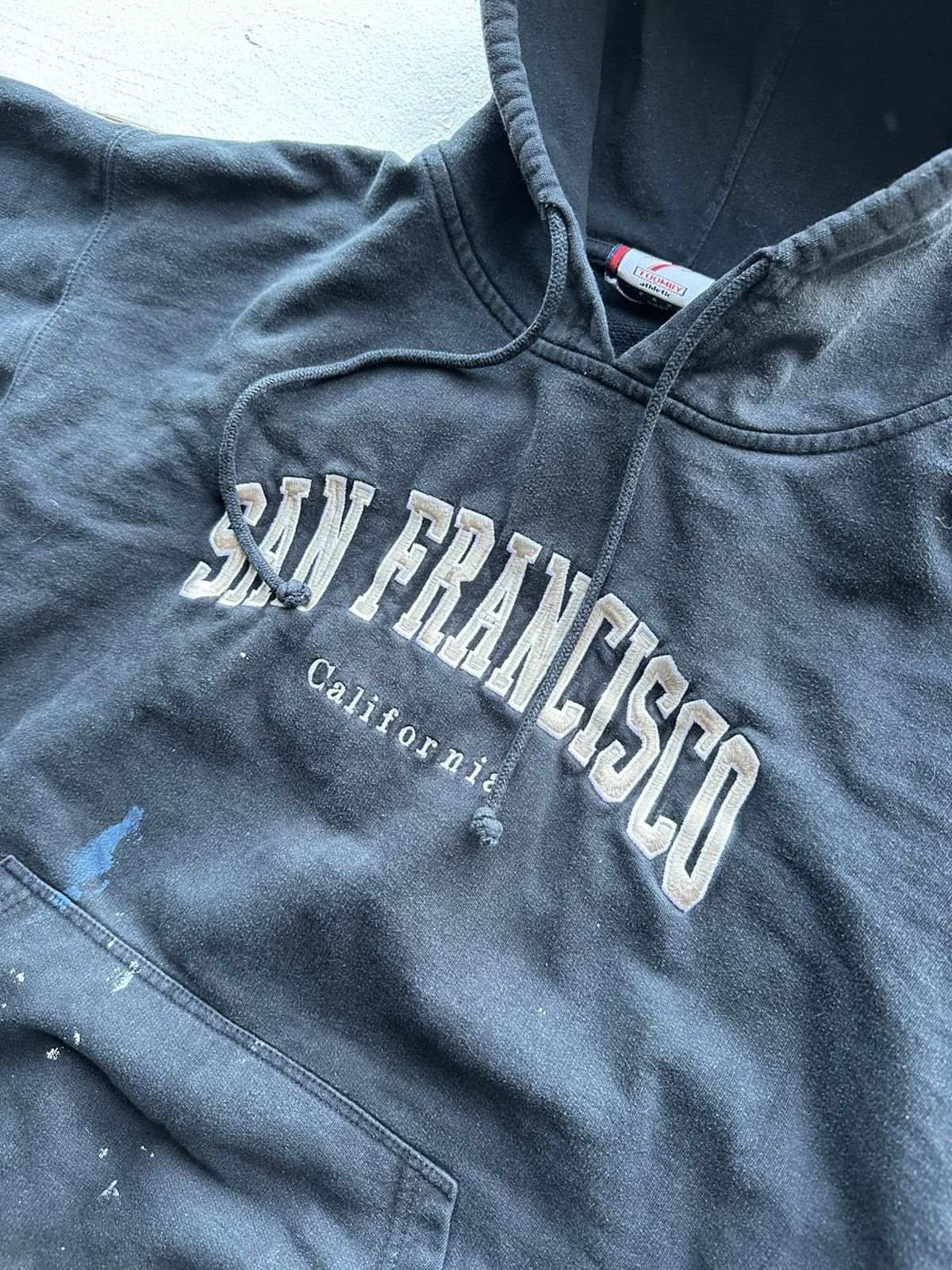 Vintage 🚨CRAZY USA SAN FRANCISCO DISTRESSED PAINTED CALIFORNIA Size US L / EU 52-54 / 3 - 4 Thumbnail