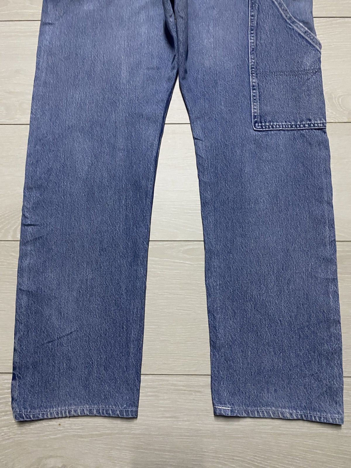 Levi's Vintage Levis 502 Y2K Carpenter Faded Wash Taperred Leg Jean Size US 32 / EU 48 - 6 Thumbnail