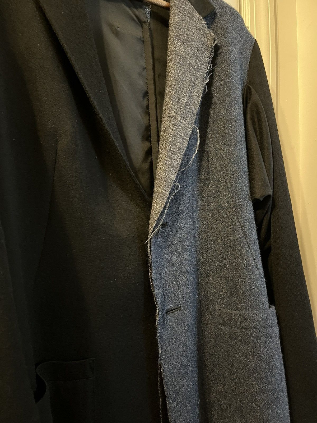 Yohji Yamamoto Yohji Yamamoto Pour Homme 15AW splicing jacket Size US L / EU 52-54 / 3 - 4 Thumbnail