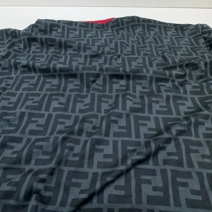 Fendi Fendi FW22 Black Graphic Trim Short Sleeve T-Shirt -2507 Size US L / EU 52-54 / 3 - 6 Thumbnail