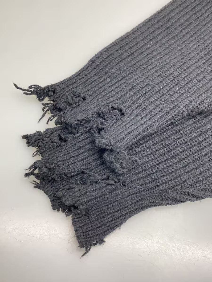 Y's for Men × Yohji Yamamoto Distressed Contrast Stitch Ribbed Knit Sweater Size US M / EU 48-50 / 2 - 3 Thumbnail
