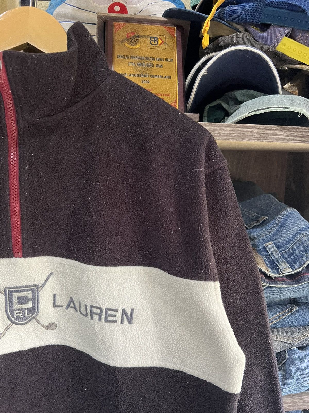 Chaps Ralph Lauren 🔥Vintage Chaps Ralph Lauren Fleece Jacket Size US M / EU 48-50 / 2 - 4 Thumbnail