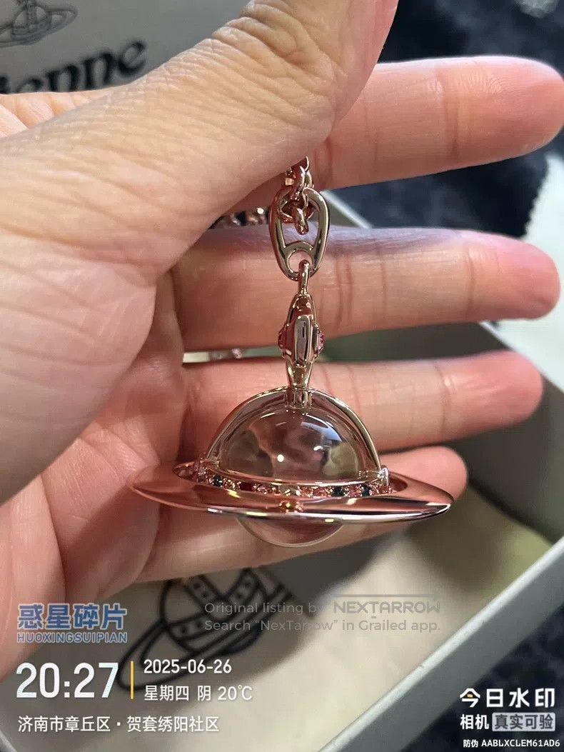 Vivienne Westwood vivienne westwood Rose Gold and Pink Diamond Nearly New La Size ONE SIZE - 3 Thumbnail