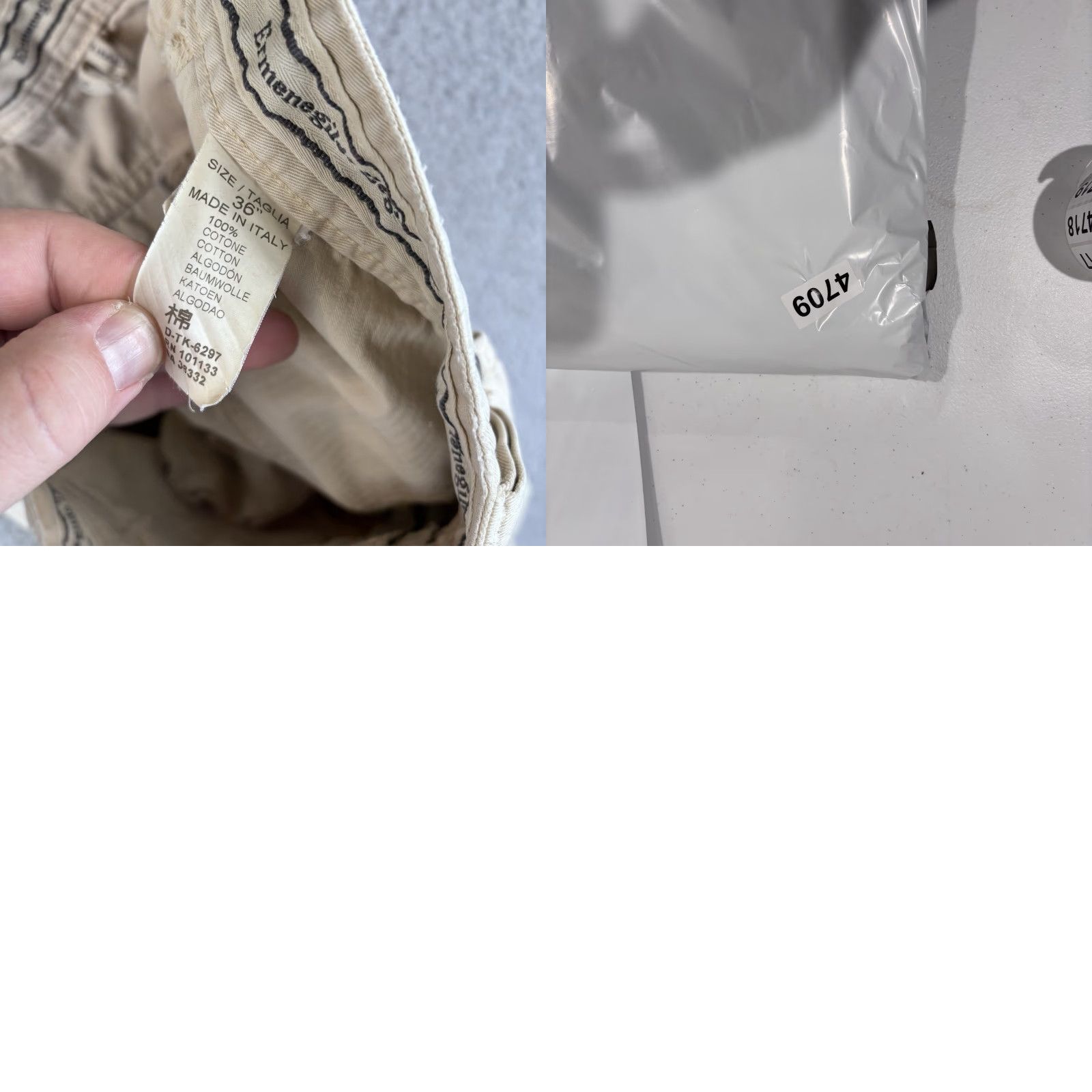 Ermenegildo Zegna Ermenegildo Zegna Jeans Men 34 Tan Beige 5-Pocket Denim Casual *READ* Size US 34 / EU 50 - 9 Thumbnail