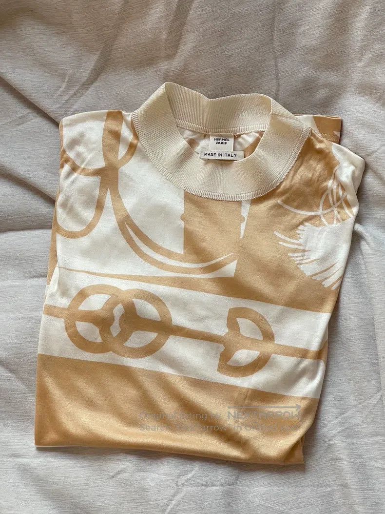 Hermes Hermes Lightweight Silk High-Neck Short Sleeve Undergarmen Size XXS / US 00 / IT 34 - 1 Thumbnail