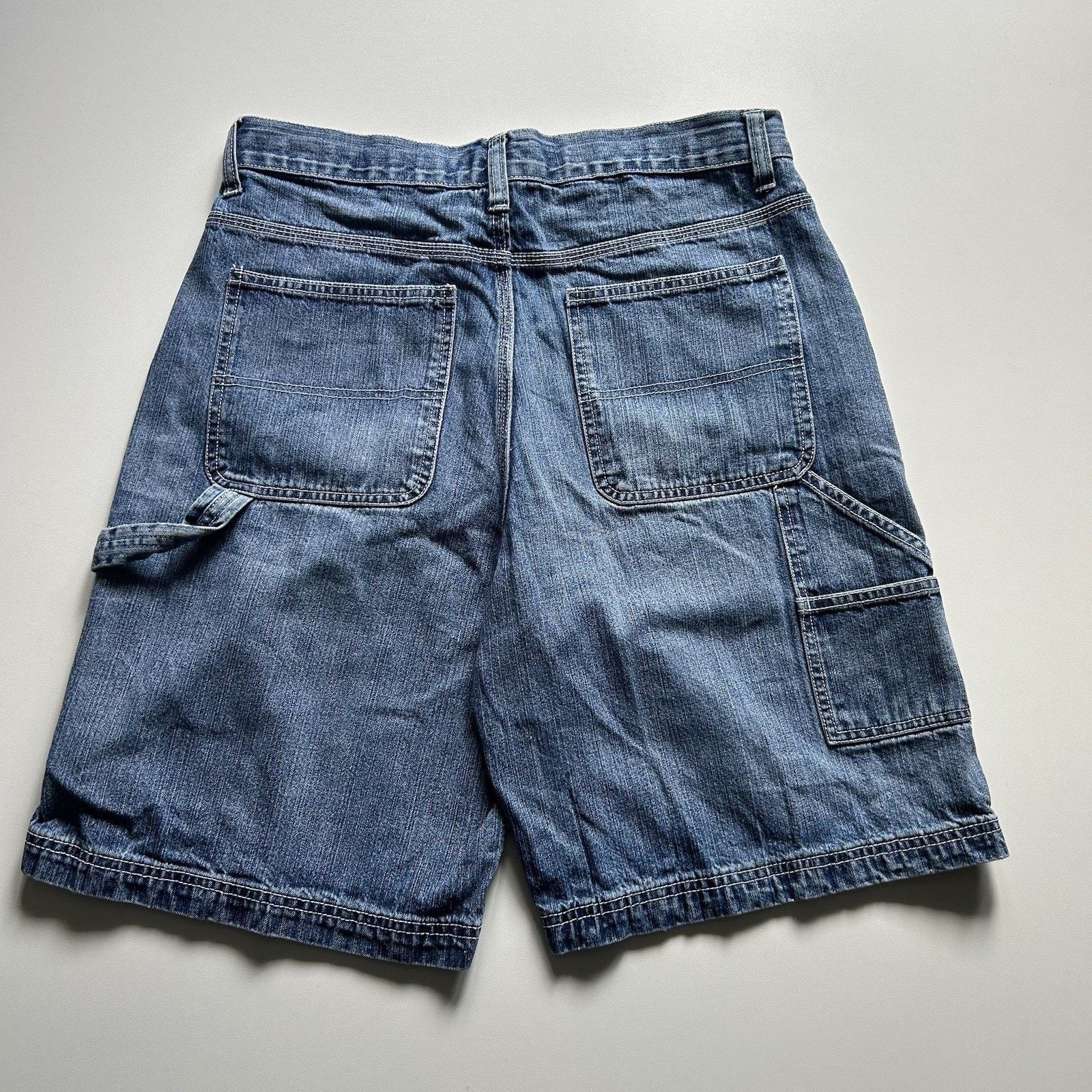 Vintage Vintage Y2K Jean Shorts Jorts Size 32 Blue Denim Carpenter Size US 32 / EU 48 - 3 Thumbnail