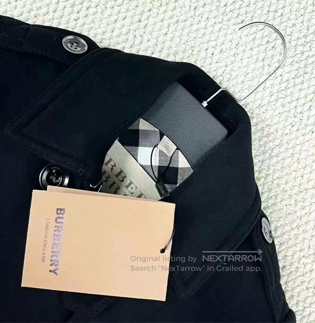 Burberry burberry black wool double-breasted coat. Size XS / US 0-2 / IT 36-38 - 3 Thumbnail