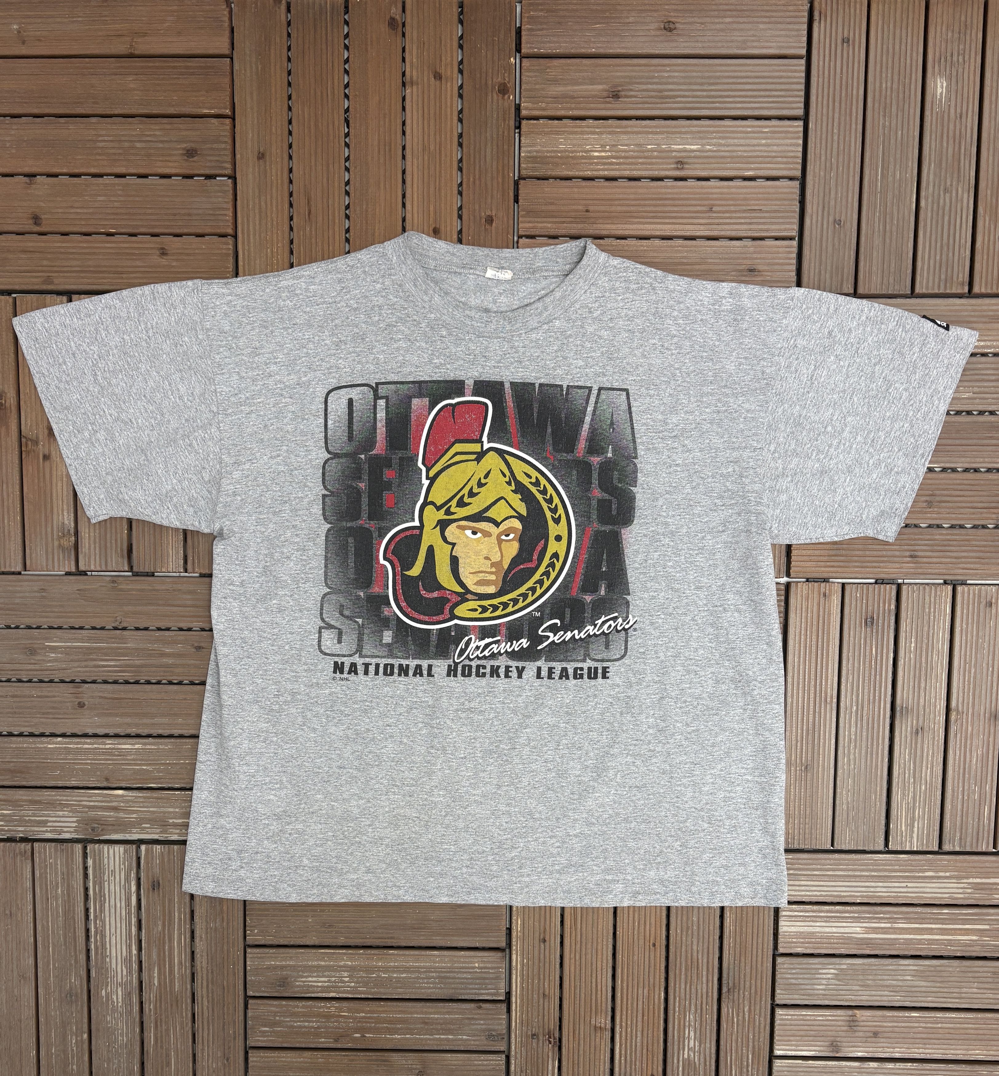 Starter Ottawa Senators Vintage Grey Starter T-Shirt Tee Size US XL / EU 56 / 4 - 1 Thumbnail